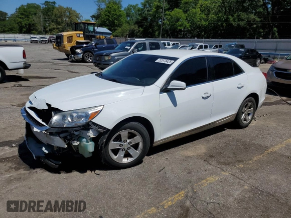 2016 Chevrolet Malibu LT with VIN 1G11C5SAXGF121035, listed as a Copart auction lot 52878425 with 275,342 mi miles and Salvage Title. Bid and sale history available at DreamBid. Image 1.