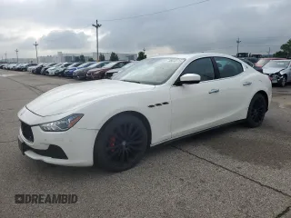 2017 Maserati Ghibli S Q4 with VIN ZAM57RTA3H1223922, listed as a Copart auction lot 60646175 with 36,788 mi miles and Clean title. Bid and sale history available at DreamBid. Image 1.