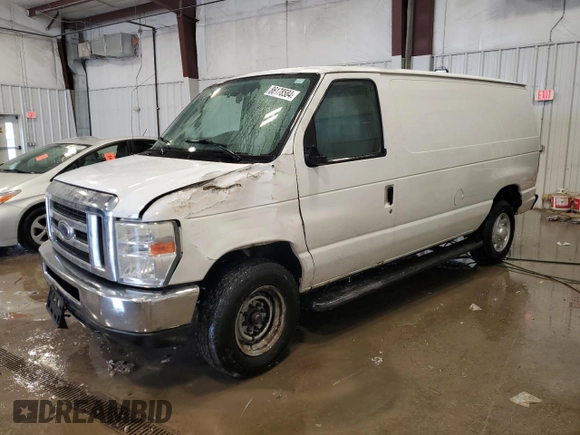 2010 Ford Econoline Cargo Commercial with VIN 1FTNE2EW0ADA26771, listed as a Copart auction lot 86178584 with 221,493 mi miles and Non repairable. Bid and sale history available at DreamBid. Image 1.