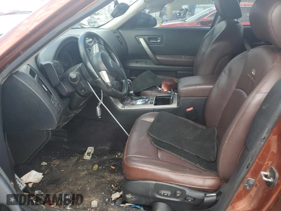 2008 Infiniti FX Options with VIN JNRBS08W68X400384, listed as a Copart auction lot 59956025 with 173,499 mi miles and Salvage title. Bid and sale history available at DreamBid. Image 7.