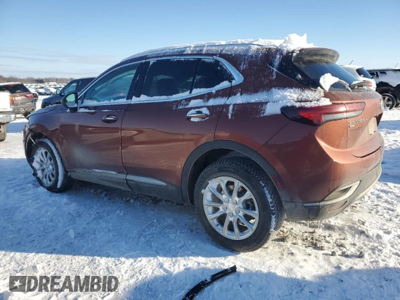 2021 Buick Envision Preferred with VIN LRBFZMR49MD166401, listed as a Copart auction lot 84503504 with 61,910 mi miles and Non Repairable. Bid and sale history available at carsss.com. Image 2.