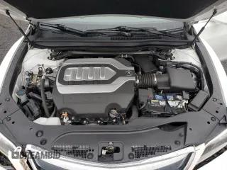 2016 Acura RLX Advance Pkg with VIN JH4KC1F96GC000085, listed as a Copart auction lot 73404314 with 18,419 mi miles and Salvage Title. Bid and sale history available at carsss.com. Image 12.