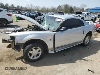 2001 Ford Mustang Standard with VIN 1FAFP40421F184961, listed as a Copart auction lot 49047805 with 0 mi miles and Salvage Title. Bid and sale history available at carsss.com. Image 1.
