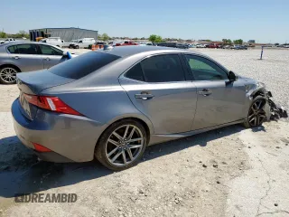 2015 Lexus IS 350 with VIN JTHBE1D27F5017920, listed as a Copart auction lot 52095265 with 114,011 mi miles and Salvage title. Bid and sale history available at DreamBid. Image 3.