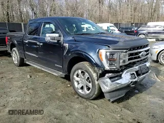 2023 Ford F-150 XL with VIN 1FTFW1ED7PFA06556, listed as a Copart auction lot 45241085 with 51,075 mi miles and Salvage Title. Bid and sale history available at carsss.com. Image 10.