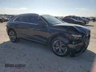 2021 Audi Q8 Premium Plus z VIN WA1EVAF14MD012478, wystawiony jako Copart lot #87071414 z przebiegiem 47 721 mil mil oraz Szkody całkowita. Historia ofert i sprzedaży dostępna na DreamBid. Obrazek 4.
