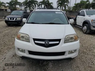 2005 Acura MDX with VIN 2HNYD18215H535581, listed as a Copart auction lot 41804985 with 183,248 mi miles and Salvage Title. Bid and sale history available at carsss.com. Image 5.