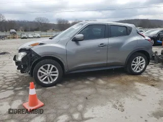 2017 Nissan Juke SL with VIN JN8AF5MV7HT754081, listed as a Copart auction lot 44079285 with 49,074 mi miles and Salvage Title. Bid and sale history available at carsss.com. Image 1.