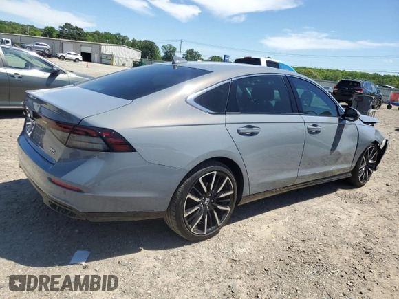 2023 Honda Accord Touring with VIN 1HGCY2F86PA022802, listed as a Copart auction lot 54009195 with Not provided miles and Salvage title. Bid and sale history available at DreamBid. Image 3.