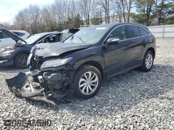 2018 Acura RDX w/Technology Pkg with VIN 5J8TB4H54JL016525, listed as a Copart auction lot 50760575 with 0 mi miles and Salvage Title. Bid and sale history available at carsss.com. Image 1.