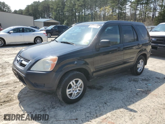 2003 Honda CR-V EX with VIN SHSRD78853U143295, listed as a Copart auction lot 53025865 with 169,501 mi miles and Salvage Title. Bid and sale history available at carsss.com. Image 1.