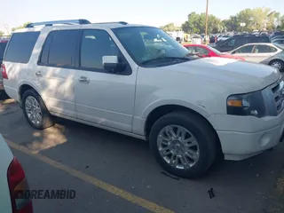 2014 Ford Expedition Limited z VIN 1FMJU2A52EEF59375, wystawiony jako IAAI lot #42686855 z przebiegiem 189 943 mil mil oraz . Historia ofert i sprzedaży dostępna na DreamBid. Obrazek 1.