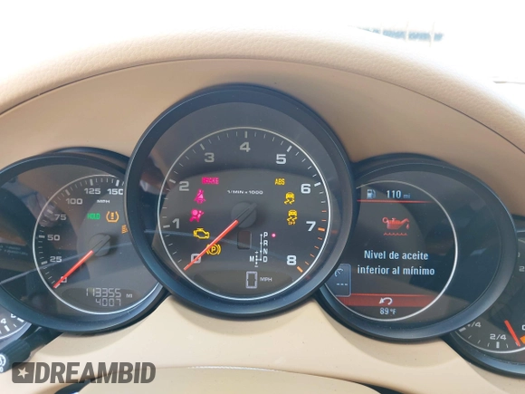 2014 Porsche Cayenne with VIN WP1AA2A20ELA02638, listed as a IAAI auction lot 42349570 with 113,355 mi miles and . Bid and sale history available at DreamBid. Image 7.