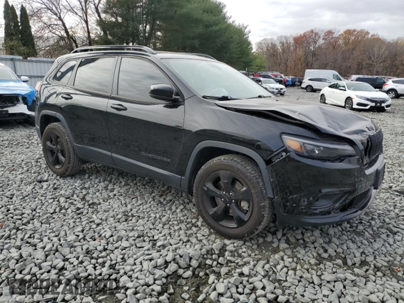2020 Jeep Cherokee Altitude with VIN 1C4PJMLN7LD550349, listed as a Copart auction lot 81452894 with 89,884 mi miles and Salvage Title. Bid and sale history available at carsss.com. Image 4.