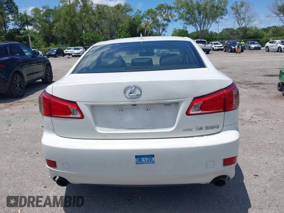 2012 Lexus IS 250 with VIN JTHCF5C25C5057872, listed as a IAAI auction lot 42591321 with 148,672 mi miles and . Bid and sale history available at DreamBid. Image 16.