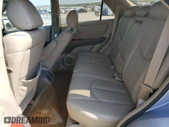 2002 Lexus RX 300 with VIN JTJGF10U720143078, listed as a Copart auction lot 76001414 with 229,752 mi miles and Salvage Title. Bid and sale history available at carsss.com. Image 11.