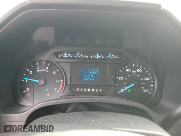 2021 Ford Super Duty F-250 SRW XL with VIN 1FT7W2B69MEC05271, listed as a Copart auction lot 48461235 with 55,121 mi miles and Salvage Title. Bid and sale history available at carsss.com. Image 9.