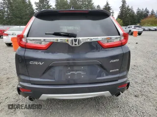 2018 Honda CR-V Touring with VIN 7FARW2H90JE055060, listed as a Copart auction lot 54882545 with 56,395 mi miles and Salvage Title. Bid and sale history available at carsss.com. Image 6.