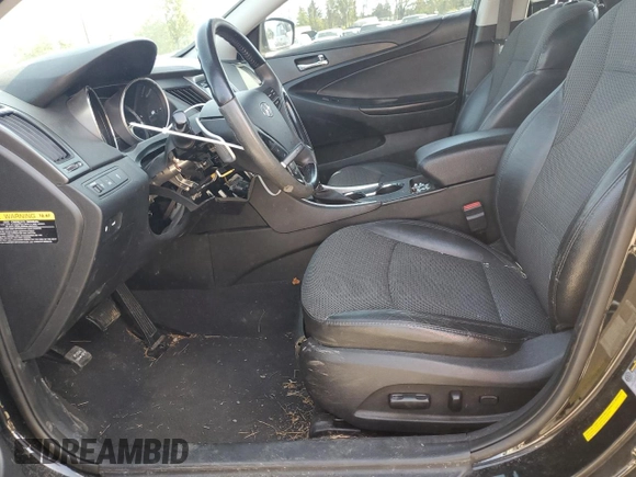 2012 Hyundai Sonata SE with VIN 5NPEC4AB7CH411987, listed as a Copart auction lot 55461465 with 163,438 mi miles and Salvage Title. Bid and sale history available at carsss.com. Image 7.