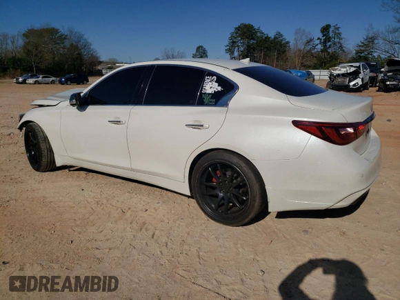 2021 Infiniti Q50 Sensory with VIN JN1EV7CP2MM701522, listed as a Copart auction lot 48612605 with 103,461 mi miles and Salvage title. Bid and sale history available at DreamBid. Image 2.