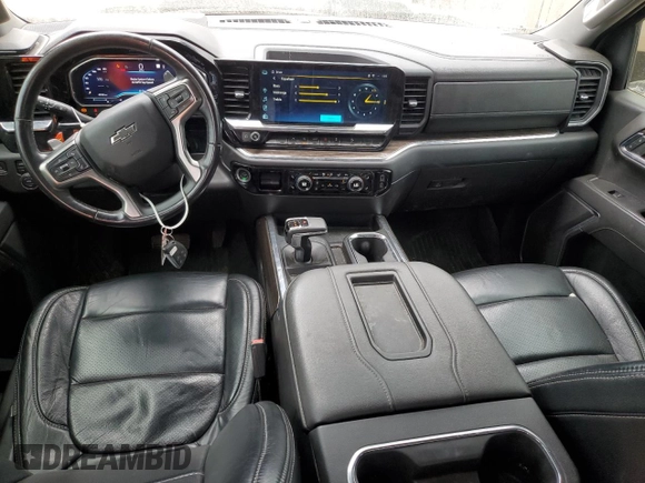 2022 Chevrolet Silverado 1500 LT Trail Boss with VIN 3GCUDFED1NG671782, listed as a Copart auction lot 81838534 with 42,763 mi miles and Salvage Title. Bid and sale history available at DreamBid. Image 8.