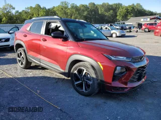 2022 Chevrolet TrailBlazer RS with VIN KL79MUSL1NB058377, listed as a Copart auction lot 69663324 with Not Provided miles and Salvage Title. Bid and sale history available at DreamBid. Image 4.