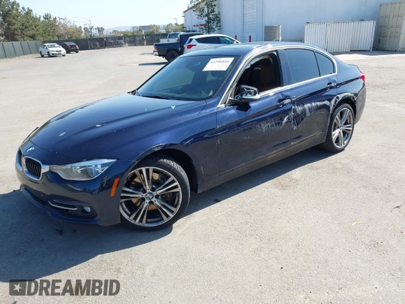 2017 BMW 3 Series 340i with VIN WBA8B3G34HNU36490, listed as a IAAI auction lot 41990840 with Not Provided miles and . Bid and sale history available at carsss.com. Image 2.