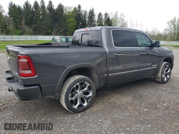 2019 Ram 1500 Limited z VIN 1C6SRFHT9KN692739, wystawiony jako Copart lot #55611315 z przebiegiem 66 191 mil mil oraz Szkoda całkowita • Salvage title. Historia ofert i sprzedaży dostępna na DreamBid. Obrazek 3.