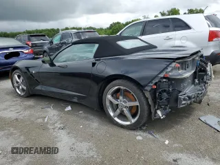 2014 Chevrolet Corvette 3LT with VIN 1G1YF3D70E5114299, listed as a Copart auction lot 54073514 with 80,919 mi miles and Salvage Title. Bid and sale history available at carsss.com. Image 2.