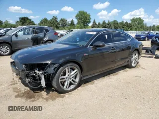 2014 Audi A7 Prestige z VIN WAU2GAFC7EN059839, wystawiony jako Copart lot #63043225 z przebiegiem 66 632 mil mil oraz Szkoda całkowita • Salvage title. Historia ofert i sprzedaży dostępna na DreamBid. Obrazek 1.