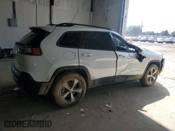 2022 Jeep Cherokee Limited with VIN 1C4PJMDX5ND554225, listed as a Copart auction lot 45988265 with 19,813 mi miles and Salvage Title. Bid and sale history available at DreamBid. Image 3.