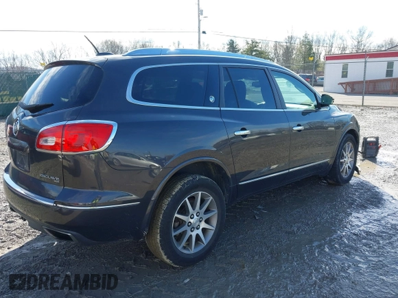 2016 Buick Enclave Leather with VIN 5GAKVBKD2GJ167262, listed as a IAAI auction lot 41174290 with 130,641 mi miles and . Bid and sale history available at DreamBid. Image 4.