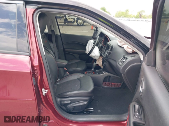 2021 Jeep Compass Trailhawk with VIN 3C4NJDDB6MT502932, listed as a IAAI auction lot 42209945 with 63,119 mi miles and . Bid and sale history available at DreamBid. Image 5.