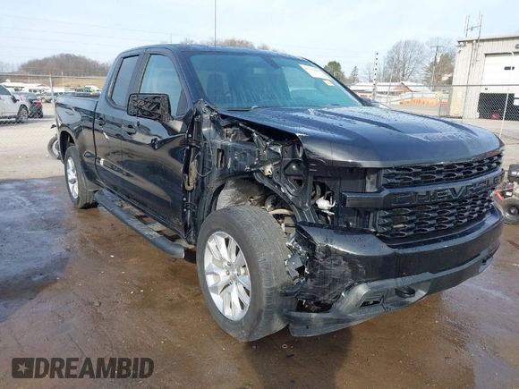 2019 Chevrolet Silverado 1500 Custom with VIN 1GCRYBEH0KZ410922, listed as a IAAI auction lot 41775841 with 101,043 mi miles and . Bid and sale history available at DreamBid. Image 1.