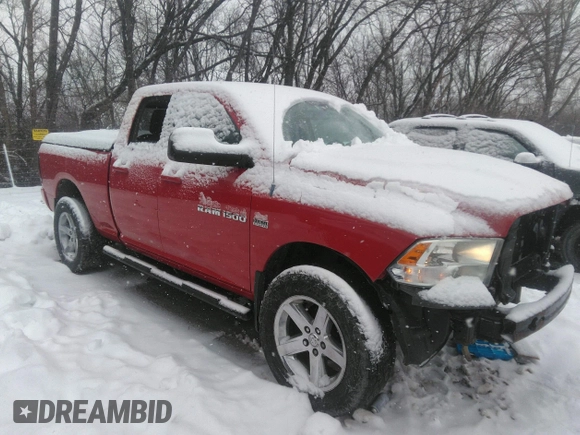 2012 Ram 1500 Sport with VIN 1C6RD7HTXCS335964, listed as a IAAI auction lot 41262608 with 86,673 mi miles and . Bid and sale history available at DreamBid. Image 1.