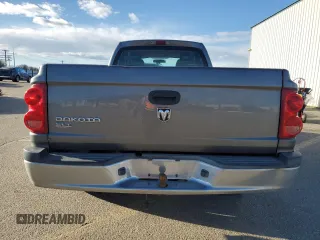 2005 Dodge Dakota SLT with VIN 1D7HE42KX5S314234, listed as a Copart auction lot 46480855 with 135,341 mi miles and Salvage Title. Bid and sale history available at carsss.com. Image 6.