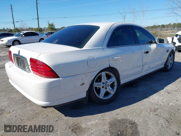 2001 Lincoln LS with VIN 1LNHM86S61Y668026, listed as a IAAI auction lot 41359622 with 172,210 mi miles. Bid and sale history available at carsss.com. Image 4.