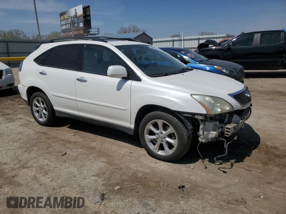 2009 Lexus RX 350 with VIN 2T2HK31U69C103471, listed as a Copart auction lot 51581155 with 205,766 mi miles and Salvage Title. Bid and sale history available at DreamBid. Image 4.