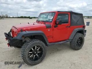 2017 Jeep Wrangler Sport z VIN 1C4AJWAG0HL664146, wystawiony jako Copart lot #54006985 z przebiegiem 38 008 mil mil oraz Szkoda całkowita • Salvage title. Historia ofert i sprzedaży dostępna na DreamBid. Obrazek 1.