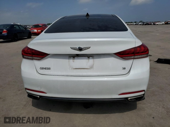 2016 Hyundai Genesis 3.8L with VIN KMHGN4JE9GU111176, listed as a Copart auction lot 48830564 with 113,648 mi miles. Bid and sale history available at carsss.com. Image 6.