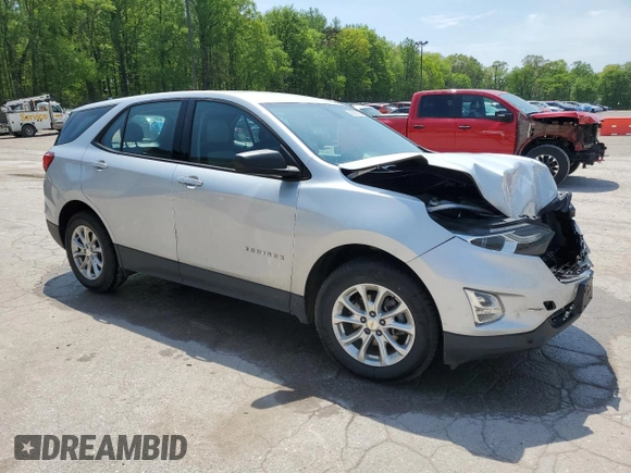2019 Chevrolet Equinox LS z VIN 2GNAXHEV7K6180002, wystawiony jako Copart lot #55393785 z przebiegiem 166 487 mil mil oraz Szkody całkowita. Historia ofert i sprzedaży dostępna na DreamBid. Obrazek 4.