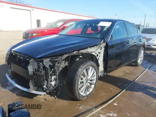 2023 Infiniti Q50 Luxe with VIN JN1EV7BR3PM542405, listed as a IAAI auction lot 41737342 with 12,353 mi miles and . Bid and sale history available at DreamBid. Image 19.