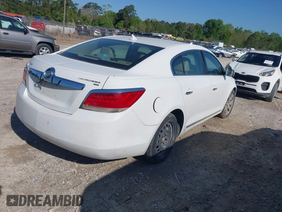 2010 Buick LaCrosse CXL with VIN 1G4GC5EG9AF163121, listed as a IAAI auction lot 41983396 with 2,506,371 mi miles and . Bid and sale history available at DreamBid. Image 4.