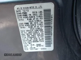2014 Infiniti QX70 с VIN JN8CS1MW9EM413406, выставлен на аукционе IAAI как лот 41909387 с пробегом 123 957 миль миль и . История ставок и продаж доступна на DreamBid. Изображение 9.
