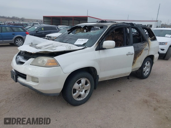 2005 Acura MDX with VIN 2HNYD18295H559868, listed as a IAAI auction lot 41528222 with 1 mi miles. Bid and sale history available at carsss.com. Image 2.
