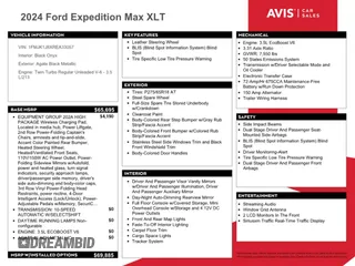 2024 Ford Expedition Max XLT with VIN 1FMJK1J8XREA33057, listed as a Copart auction lot 50720065 with 19,386 mi miles and Clean Title. Bid and sale history available at DreamBid. Image 13.