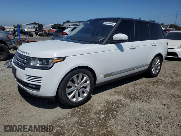 2015 Land Rover Range Rover HSE z VIN SALGS2VF9FA205166, wystawiony jako Copart lot #56526665 z przebiegiem 118 704 mil mil oraz Czysty tytuł • Clean title. Historia ofert i sprzedaży dostępna na DreamBid. Obrazek 1.
