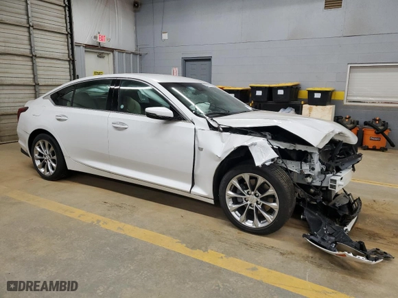 2022 Cadillac CT5 Premium Luxury with VIN 1G6DN5RK0N0118239, listed as a Copart auction lot 88037475 with 14,668 mi miles and Salvage Title. Bid and sale history available at carsss.com. Image 4.