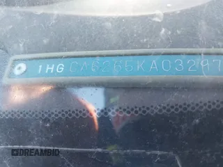 1989 Honda Accord z VIN 1HGCA6265KA032973, wystawiony jako IAAI lot #41823164 z przebiegiem 99 065 mil mil oraz . Historia ofert i sprzedaży dostępna na DreamBid. Obrazek 9.