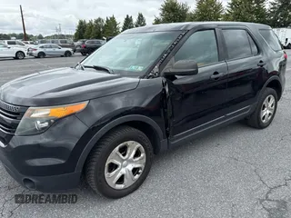 2014 Ford Utility Police Interceptor with VIN 1FM5K8AR3EGC40794, listed as a Copart auction lot 74284584 with 198,478 mi miles and Clean Title. Bid and sale history available at carsss.com. Image 2.